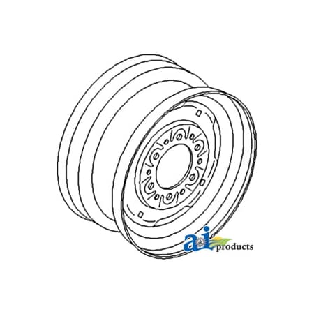 A & I Products Rim, Front Wheel 6" x 14 15.5" x15.5" x7" A-98A1466